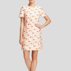 EUC Kate Spade Flamingo Shift Dress Short Sleeve